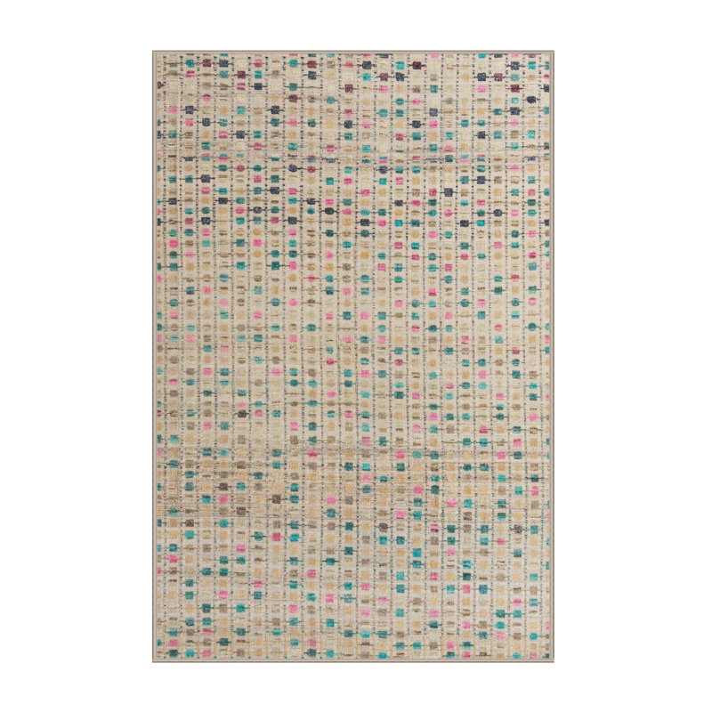 Tapis abstrait moderne 4760, Rectangle 2 pi x 4 pi