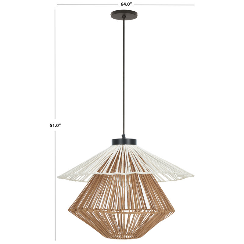 Luminaire suspendu géométrique 1 lumière Anathea