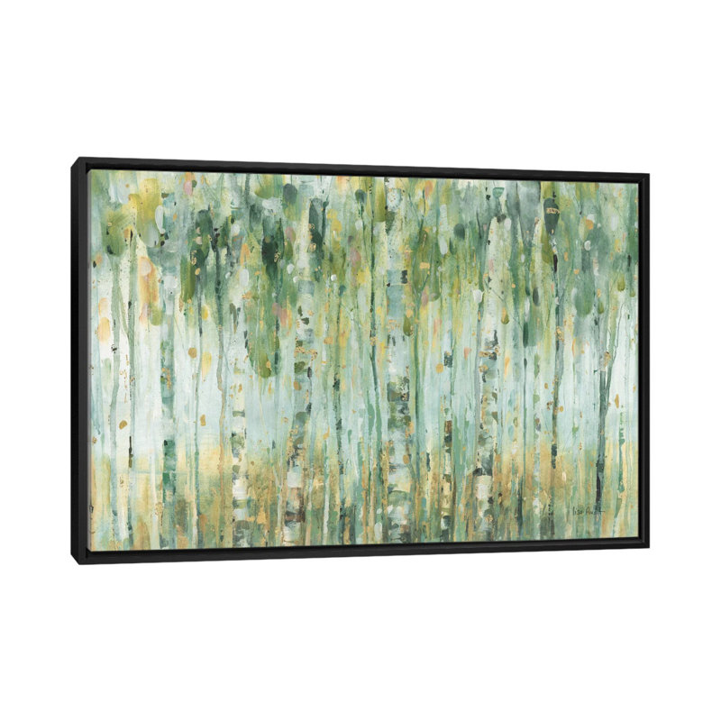 The Forest I by Lisa Audit - Print on Canvas, 18" H x 26" W x 1.5" D, Black Framed Canvas, No Mat