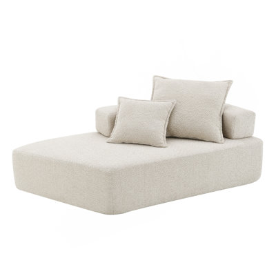 Special-Shaped Frame For Oversized Modular U Shaped Sectional Sofa,Luxury Boucle Floor Couch,Convertible Compressed Couch,Spacious Foam-Filled Sofa For Living Room,2 Colors