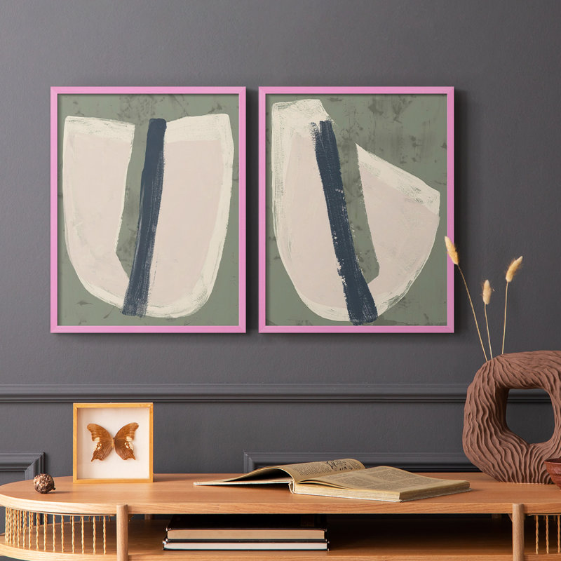 Tranche de papier III - reproduction encadrée de qualité supérieure - prête à être accrochée - aucun clou requis - aucun clou requis