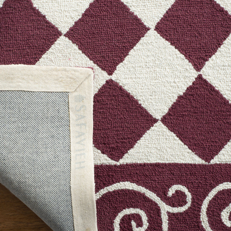 Brayton Hand Hooked Wool Pile Rug, Rectangle 2'9" x 4'9"