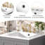 Ensemble de meuble-lavabo gris 24 po avec portes et tiroir à fermeture en douceur-334244187-334244161