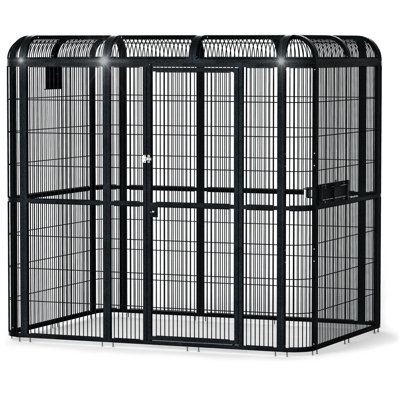 Grande volière Cerissa avec base et porte latérale Cerissa