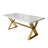 Metal Base Dining Table