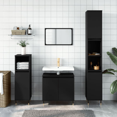 Makyrah Floor Mounted Bathroom Cabinet