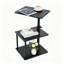 Table de bout pivotante en forme de C avec rangement, hauteur réglable pour canapé | Table de bout pivotante en forme de C avec rangement Garvee, réglable en hauteur pour canapé-2016275131