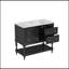 Ensemble de meuble-lavabo 36 po avec ensemble de meuble-lavabo, lavabo en céramique encastré, ensemble de meuble-lavabo autoportant avec 4 tiroirs, armoire de salle de bain avec cadre en bois massif-472837692
