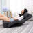 Reclining Floor Gaming Chair Foldable Chaise Lounge Game Chair For Adults With Armrest-728581319