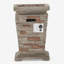Colonne d'extérieur d'extérieur 19,50 "Mgo - 40 000 Btu, pierre naturelle, réservoir intérieur