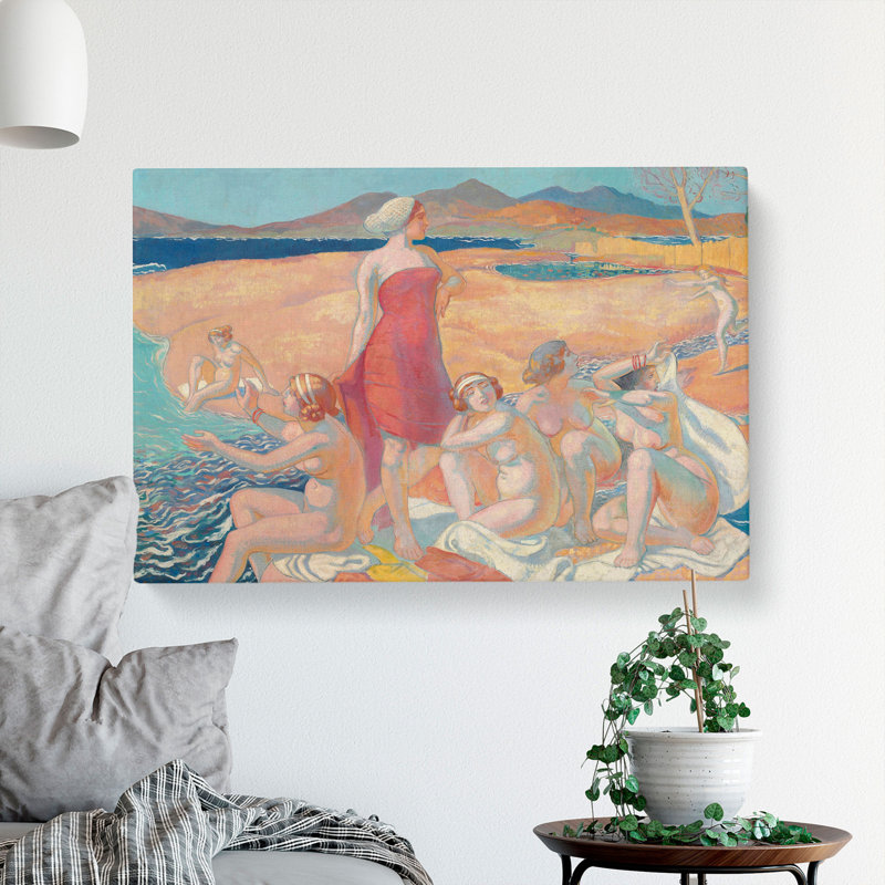 The Awakening Of Ulysses by Maurice Denis - Wrapped Canvas Painting, 40cm H x 60cm W x 3cm D