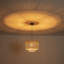 Luminaire suspendu tambour en rotin naturel 1 lumière Bohemian