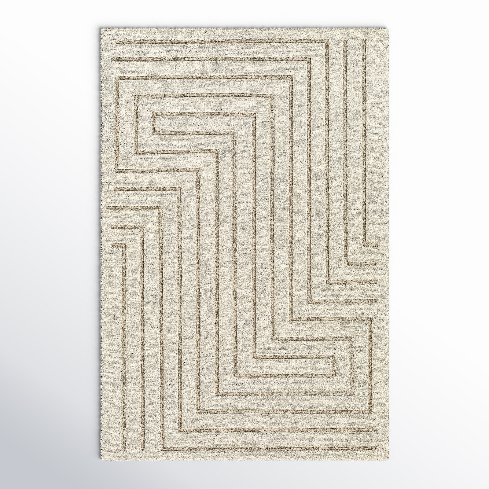 Rafferty Handmade Wool Rug, Rectangle 2' x 3'