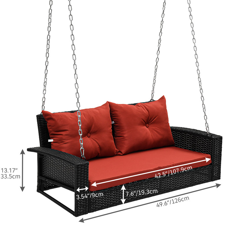 Balancelle Cathy, Rouge, Noir, noir, noir, noir