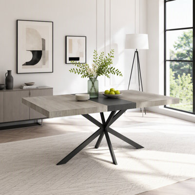 55.11"-70.86"Retro Rectangular Stretch Dining Table