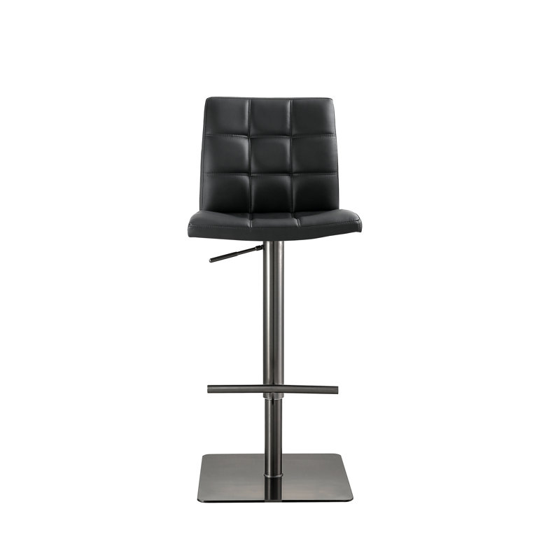 Tabouret de bar Felipe, Noir, Ébène
