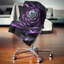 Coussin décoratif floral à fleurs fractales-30611728-30611732