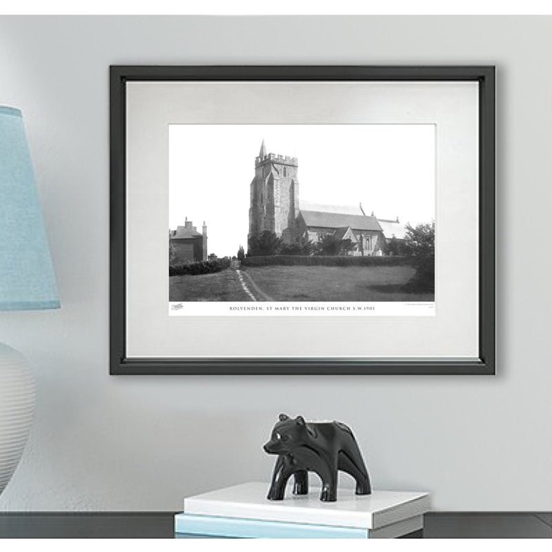Rolvenden, St Mary The Virgin Church S.W.1901 by Francis Frith - Single Picture Frame Print, 40cm H x 50cm W x 2.3cm D