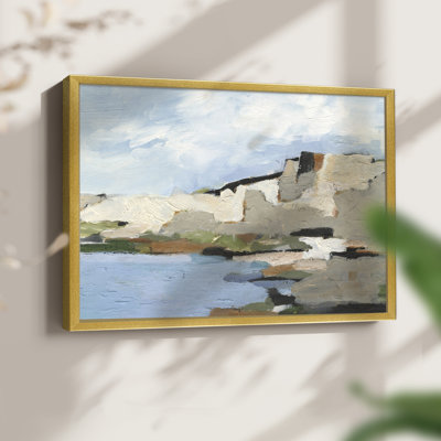 White Rock Cliffs II -Framed Print - Restickable