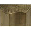 Table de bout d'appoint en métal doré, de style tambour pour chambre à coucher de salon, 20 po x 22 po, chambre à coucher contemporaine moderne avec texture martelée H 22 po-131277874