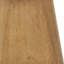 Sculpture de table 5 po en bois peint à la main brun et blanc