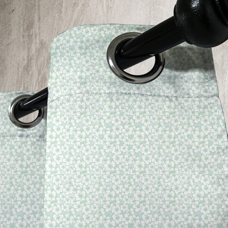 Sateen Blackout Curtains / Drapes Pair, 50" W x 72" L