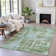 Machine Washable Indoor/Outdoor Xhevrie Cactus Rug