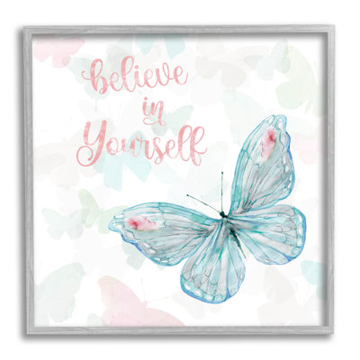 «Believe In Yourself Butterfly», estampe numérique par Carol Robinson