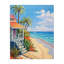 Vie sur la plage, toile Bungalow, design par LSR Design Studio-398607799