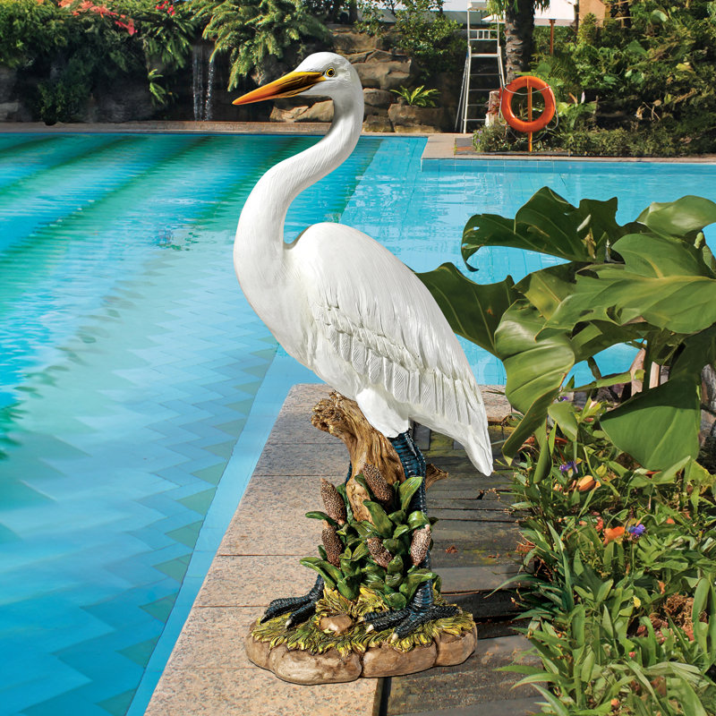 Statue great aigrette