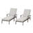 Outdoor Single chaise with Cushions
