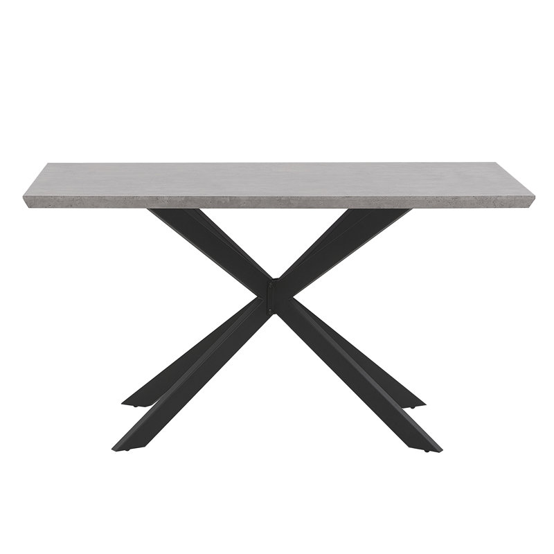 Gafford Metal Base Dining Table