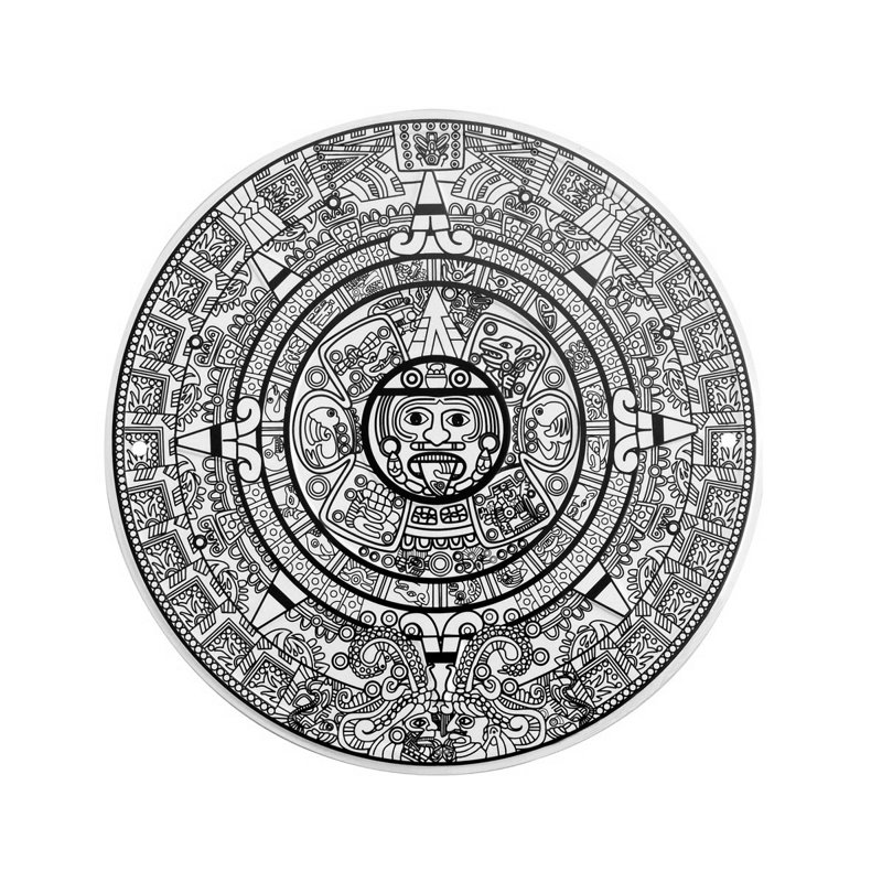 Aztec Calendar Sign Mayan Mexico History Classroom Wall Art Religious Home Decor Aztec Calendar Sign Mayan Mexico History Classroom Wall Art Religious Home Decor