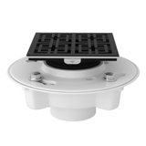 PVC 2" X 3" Drain Kit with Weave Decorative Cover
