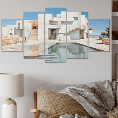 Coastal Buildings & Architecture Wall Decor on Metal