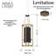 Luminaire suspendu cylindrique 1 lumière Wyton