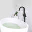 Robinet de baignoire circulaire à poignée simple-65166443