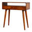 Console Mid-Century moderne incurvée avec pieds robustes-1504391753