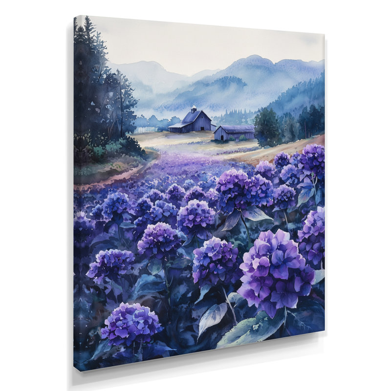 Alissa - impressions murales florales, H 40 po x l 30 po, Toile tendue, Ne s’applique pas