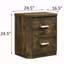 Table de chevet 2 tiroirs Rustic