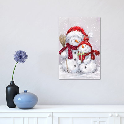 " Two Snowmen I " by Makiko