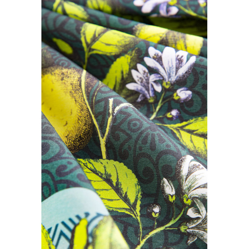 Excelsa table cloth made in italy Boboli woven cotton 180x140 cm multicolor, 240cm L x 140cm W