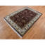 Tapis rouge noué à la main en laine et en soie 5 pi 1 po x 7 pi 1 po 33C6223F6E8345A2A45F2DA1F27002CA