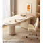 Bureau de comptoir en pierre frittée de style crème-110780485-110780483