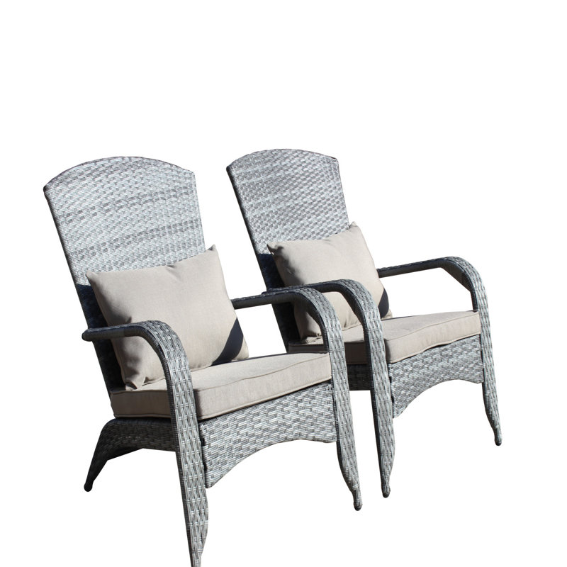 Patio Chair With Cushions( Grey Cushion)