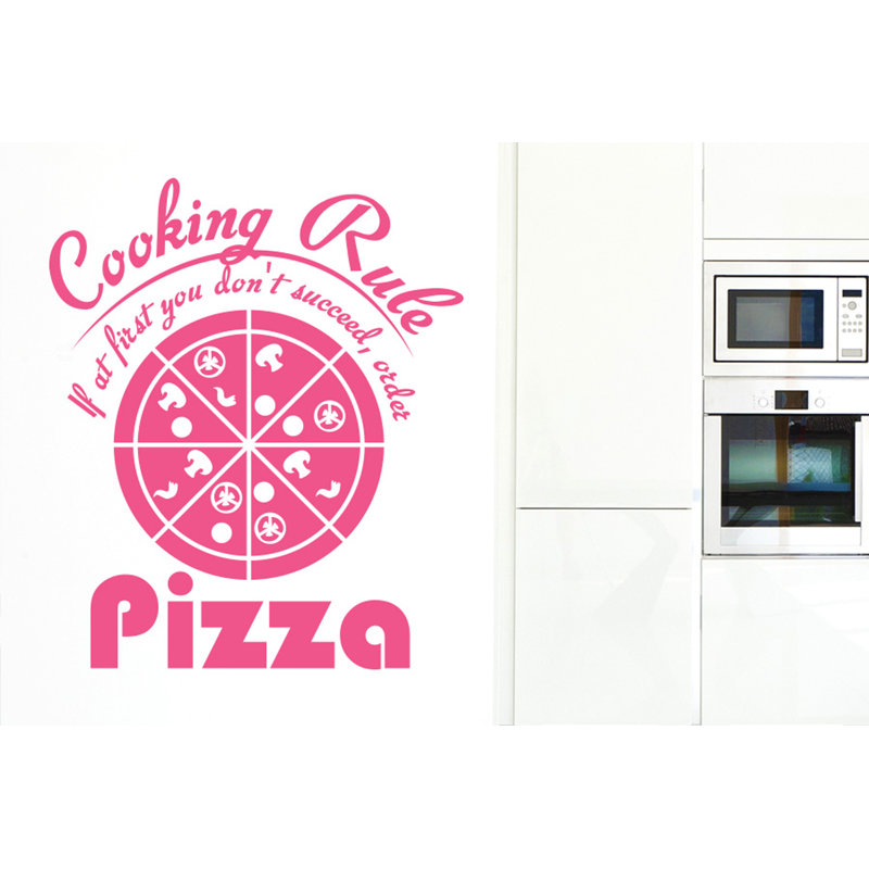 Food & Beverage Wall Decal, Pink