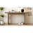 Unique Ash Veneer Console Table with Clever Tabletop Design - Modern Simplicity-312706108