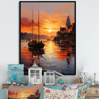 Atalissa, Allemagne, coucher de soleil, port III