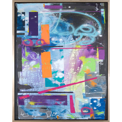 «No Obstacle», reproduction sur toile avec cadre flottant