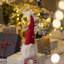 Ensemble de 2 décorations festives de gnomes de Noël, parfaites pour la table des fêtes et les ornements de maison